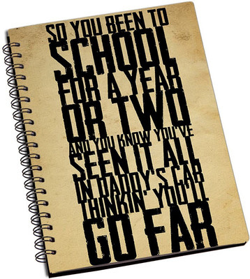 

Rangeele Inkers A5 Notebook(School For A year, Multicolor)
