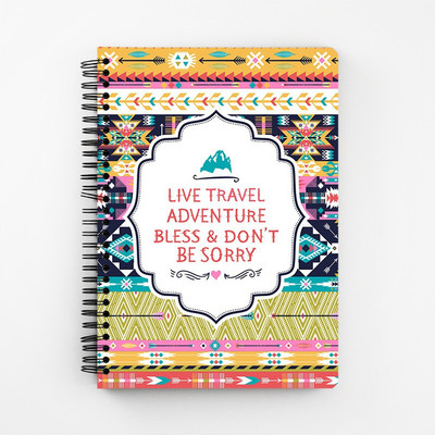 

RAYITE A5 Diary(Adventure Seamless Pattern, Multicolor)