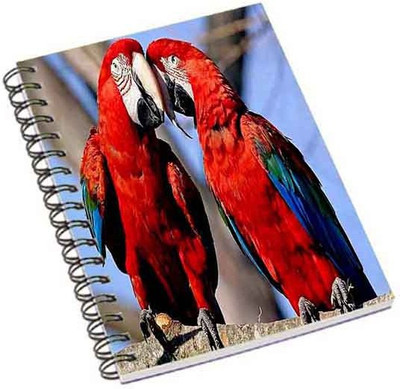 

Shopmania A5 Notebook(Macaw, Multicolor)