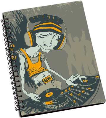 

Rangeele Inkers A5 Notebook(DJ Spinnin, Multicolor)