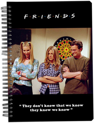 

MC SID RAZZ A5 Notebook(Friends - Crazy Friends, Multicolor)