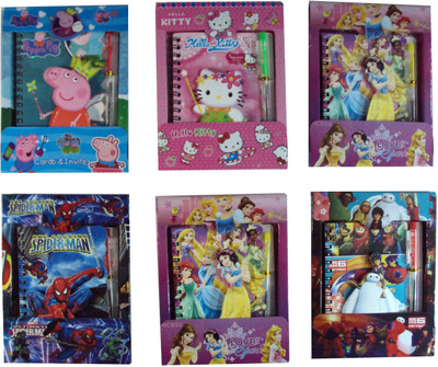 

Parteet A6 Diary(Cartoon, Multicolor, Pack of 6)