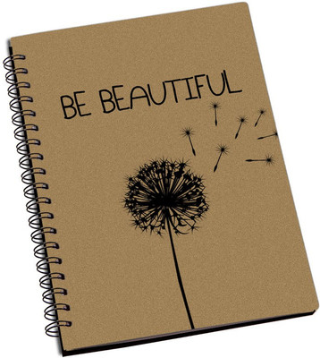 

ShopMantra A5 Notebook(Be Beautiful Designer Spiral Notebook, Multicolor, Pack of 2)