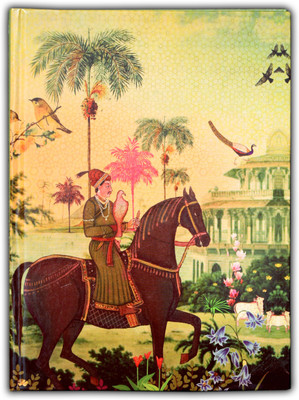 Eco Corner A5 Notebook(Small Indian Art Horse Exercise Book, Green)