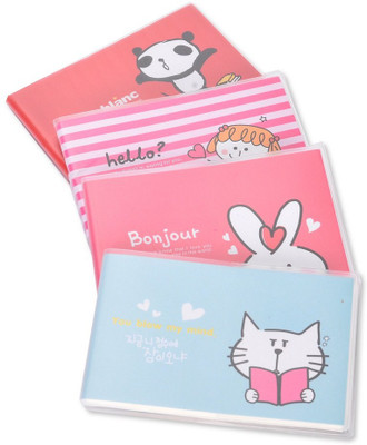 

Enwraps Pocket-size Note Pad(Pink girl and rabbit, Multicolor, Pack of 10)
