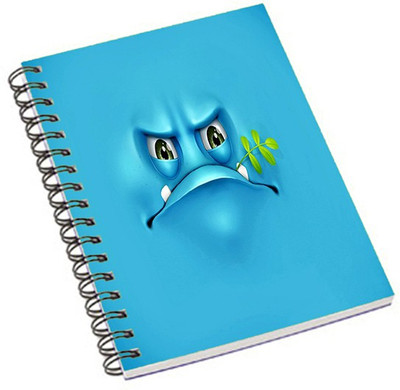 

Shopmania A5 Notebook(Blue Cartoon, Multicolor)