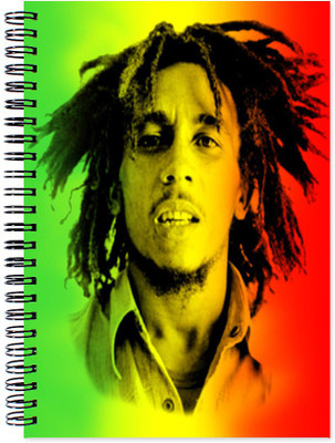 

VenTechno A5 Diary(Bob Marley Wirebound Ruled Paper Sheets Personal and Office Stationary Notebooks Diary, Multicolor)