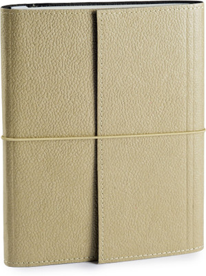 

Eco-Leatherette A5 Journal(Handcrafted, Beige)