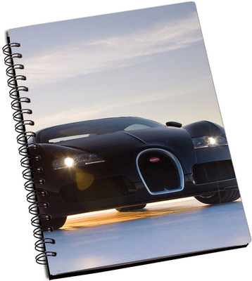 Rangeele Inkers A5 Notebook(Bugatti veyron, Multicolor)