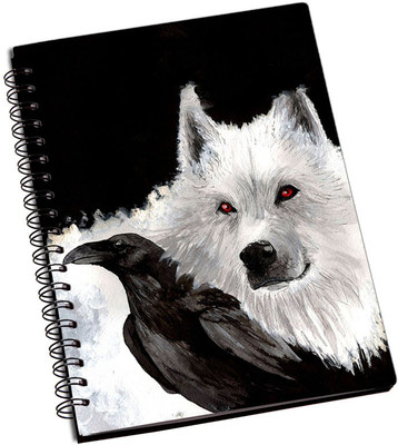 

Rangeele Inkers A5 Notebook(GOT Crow And Fox, Multicolor)
