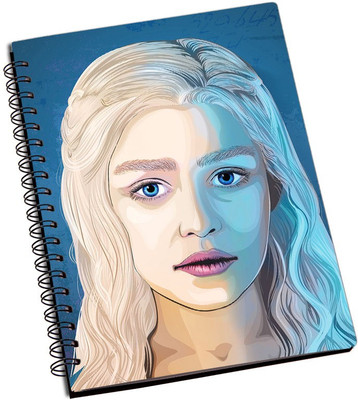 

Rangeele Inkers A5 Notebook(Khaleesi Painting Portrait, Multicolor)