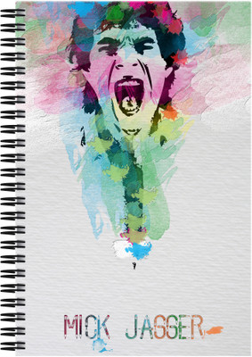 

Art Emporio A5 Notebook(Mick Jagger, Multicolor)