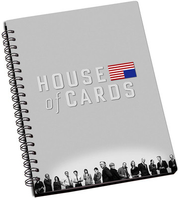 

Rangeele Inkers A5 Notebook(House Of cards Characters, Multicolor)