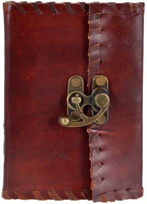 

Craft Play Regular Diary(Leather with Lock, Brown)