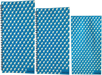 

Notex A4 Notebook(ANIMAL RUSH, Blue, Pack of 3)