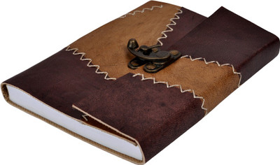 

Lal Haveli Regular Diary(Handmade Paper Leather Notebook Office Diary Notepad Journal Book, Multicolor)
