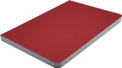 

inkFlap A5 Notebook("FlapBook" Hue Notebook Series Square Grid - Dark Red, Dark Red)