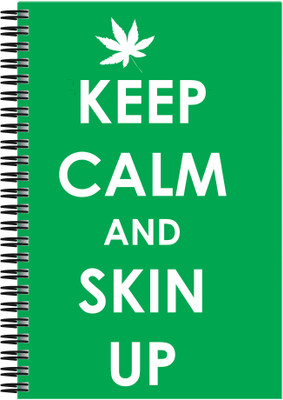 

Art Emporio A5 Notebook(Keep Calm and Skin Up, Multicolor)