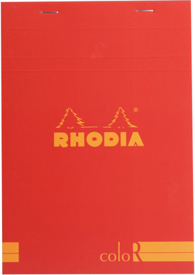 

Rhodia A5 Note Pad(Basics Poppy ColoR - No. 16 - A5 - 210 mm x 148 mm, Poppy)