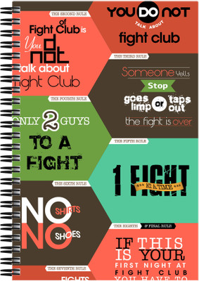 

Art Emporio A5 Notebook(Fight Club Movie, Multicolor)