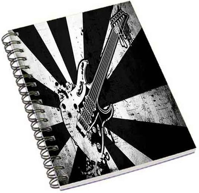

Shopmania A5 Notebook(Abstract Guitar, Multicolor)