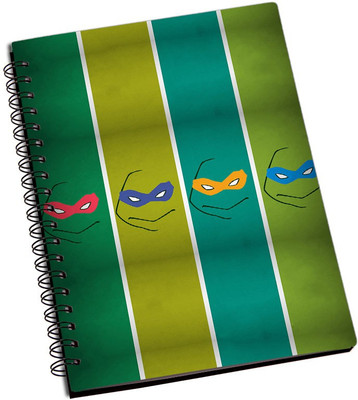 

Rangeele Inkers A5 Notebook(TMNT Minimal, Multicolor)