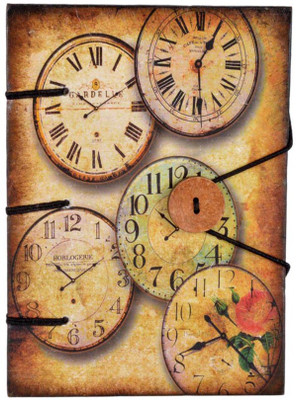 

Craft Club Regular Diary(handcraft diary with clock print in special binding, Multicolor)