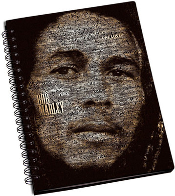 

Rangeele Inkers A5 Notebook(Bob Marley Quotes Typography, Multicolor)