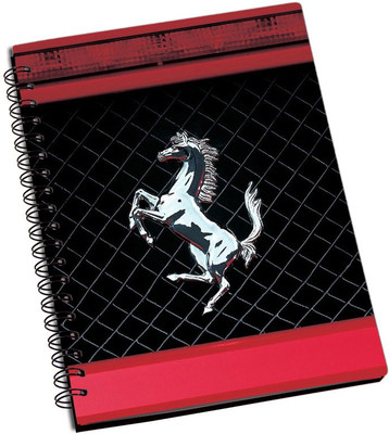 

Rangeele Inkers A5 Notebook(Ferrari Front Logo, Multicolor)