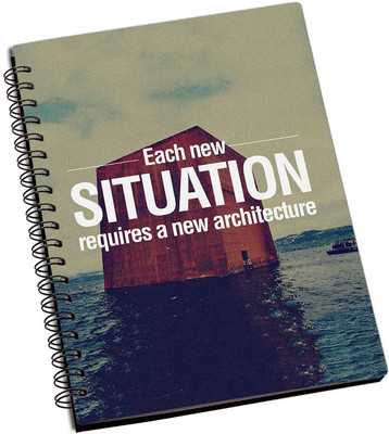 

Rangeele Inkers A5 Notebook(New Architecture, Multicolor)