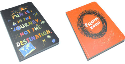 

Ink and Graphite A5 Notebook(Paperback Collection Combo, Multicolor, Pack of 2)