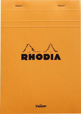

Rhodia A5 Note Pad(Basics Orange - No. 16 - A5 - 210 mm x 148 mm, Orange)