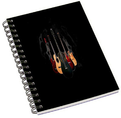 

Shopmania A5 Notebook(Guitar, Multicolor)