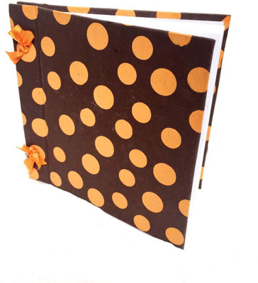 

Craftbazaar Regular Diary(Polka Dot, Brown)