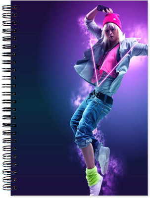 

VenTechno A5 Diary(Music Theme Wirebound Ruled Paper Sheets Personal and Office Stationary Notebooks Diary, Multicolor)
