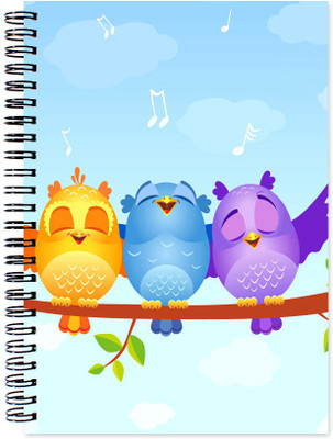 

VenTechno A5 Diary(Cute Designer Wirebound Ruled Paper Sheets Personal and Office Stationary Notebooks Diary, Multicolor)