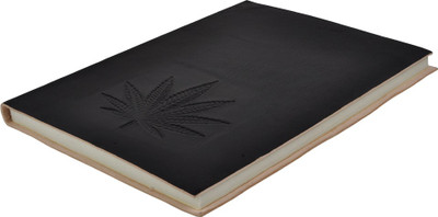 

Lal Haveli Regular Diary(Handmade Paper Leather Notebook Office Diary Notepad Journal Book, Black)
