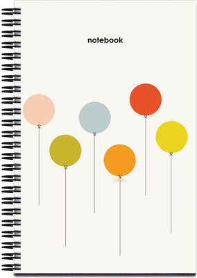 

Art Emporio A5 Notebook(Ballons in the Air, White)