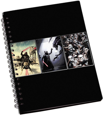 

Rangeele Inkers A5 Notebook(Stars Wars Vader Army art, Multicolor)