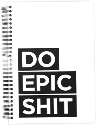 

Mc Sid Razz A5 Notebook(Epic, White)
