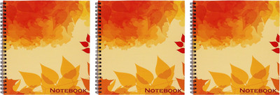 

PapyrusBolsys Regular Notebook(Petals, Multicolor, Pack of 3)