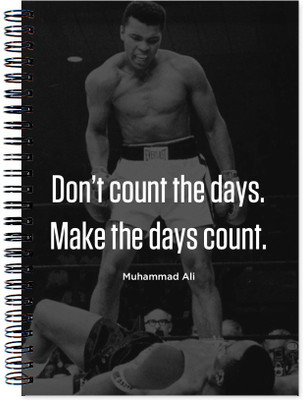 

VenTechno A5 Diary(Inspire / Motivational Covered Wirebound Ruled Paper Sheets Personal and Office Stationary Notebooks Diary, Multicolor)