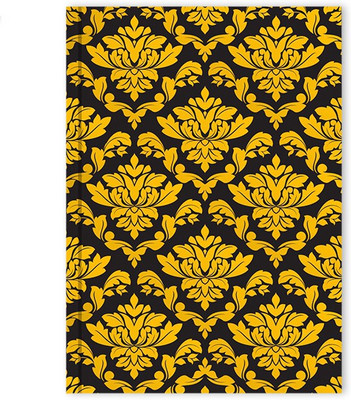 

Heartzy A5 Notebook(Royal Golden Pattern, Golden, Yellow, Black, Multicolor), Black;golden;multicolor;yellow