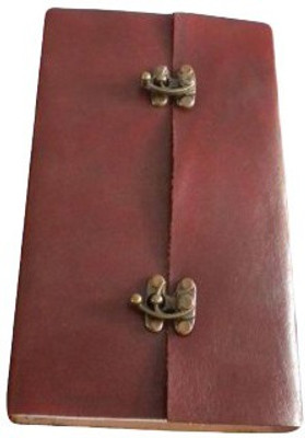 

eShilp Regular Journal(Handmade Plain Leather Cover Diary-2 Lock Closure-Euro Binding Size 30x21x2.5 Cm Brown, Brown)