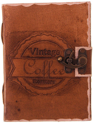 

Craft Play A5 Diary(Vintage Coffee With Lock, Tan)