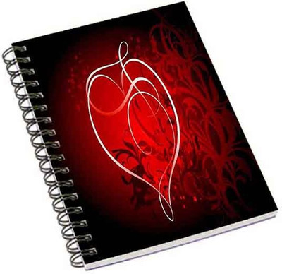 

Shopmania A5 Notebook(Abstract Heart, Multicolor)