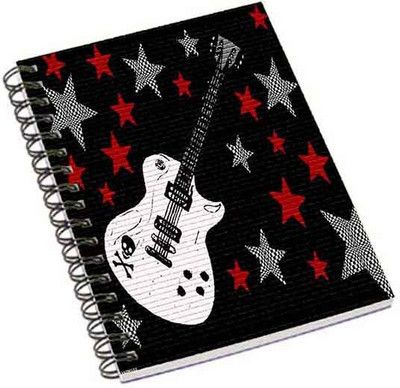 

Shopmania A5 Notebook(Star guitar, Multicolor)