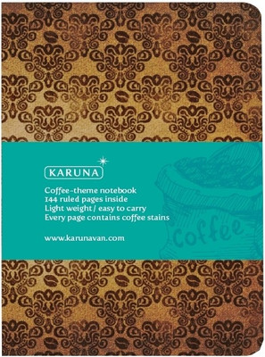 

Karunavan Notebook(Coffee Theme, Brown)