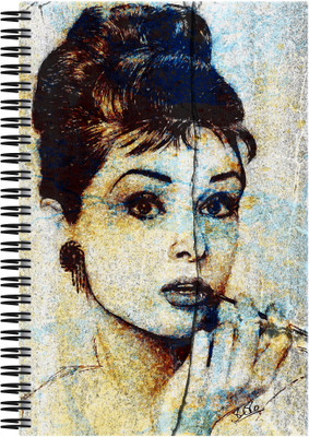 

Art Emporio A5 Notebook(Audrey Hepburn Texture, Multicolor)