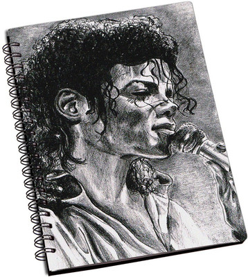 

Rangeele Inkers A5 Notebook(Michael Jackson Sketching Fan Art, Multicolor)